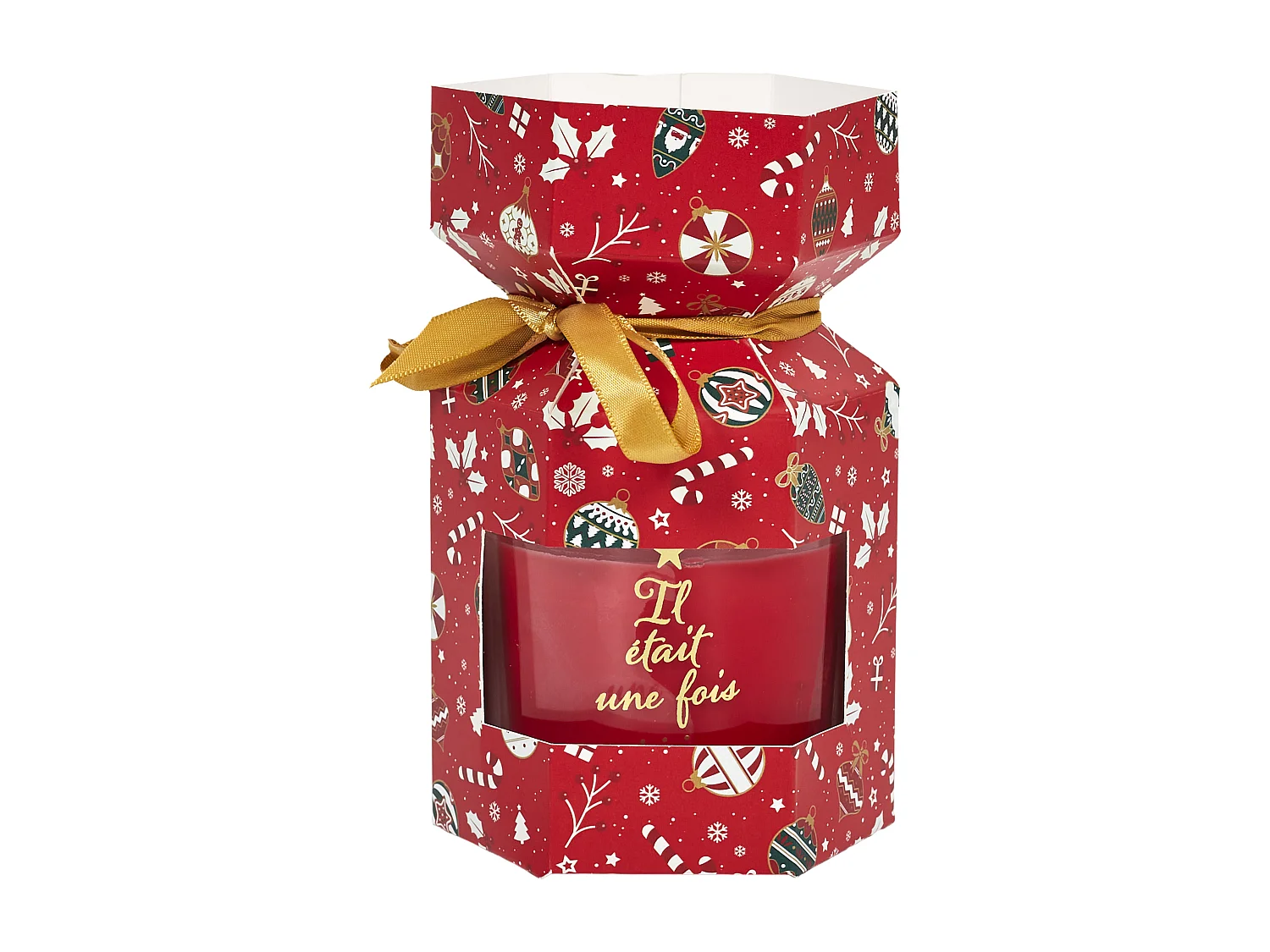 Bougie Parfumée Cracker "Noël" 180g Cannelle