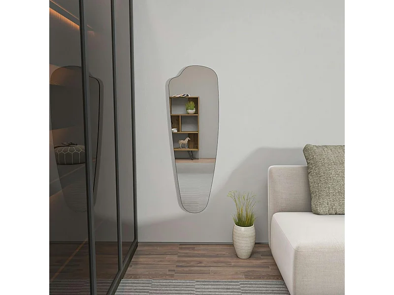 Miroir mural organique 120 cm - chambre, entrée CODY