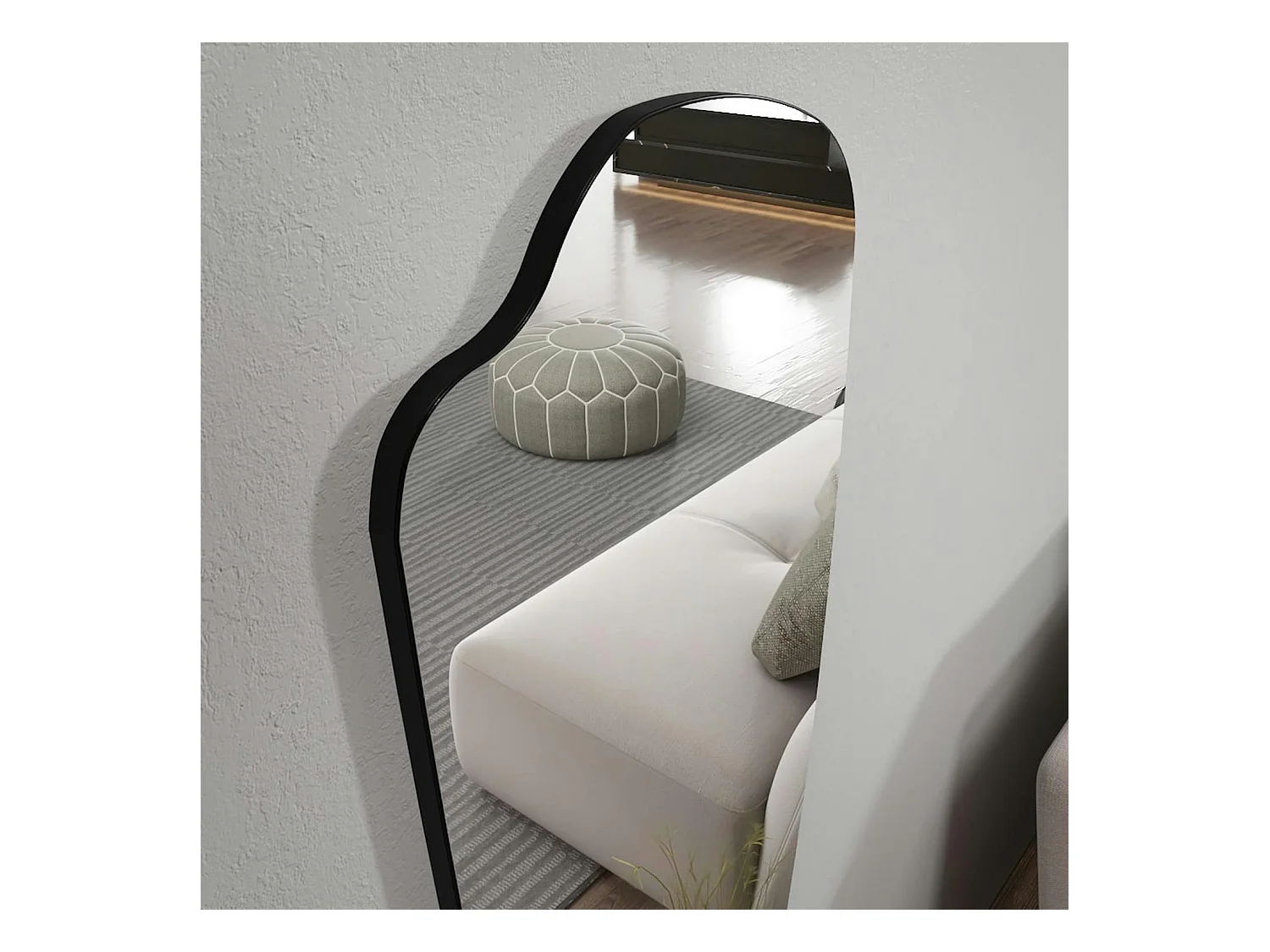 Miroir mural organique 120 cm - chambre, entrée CODY