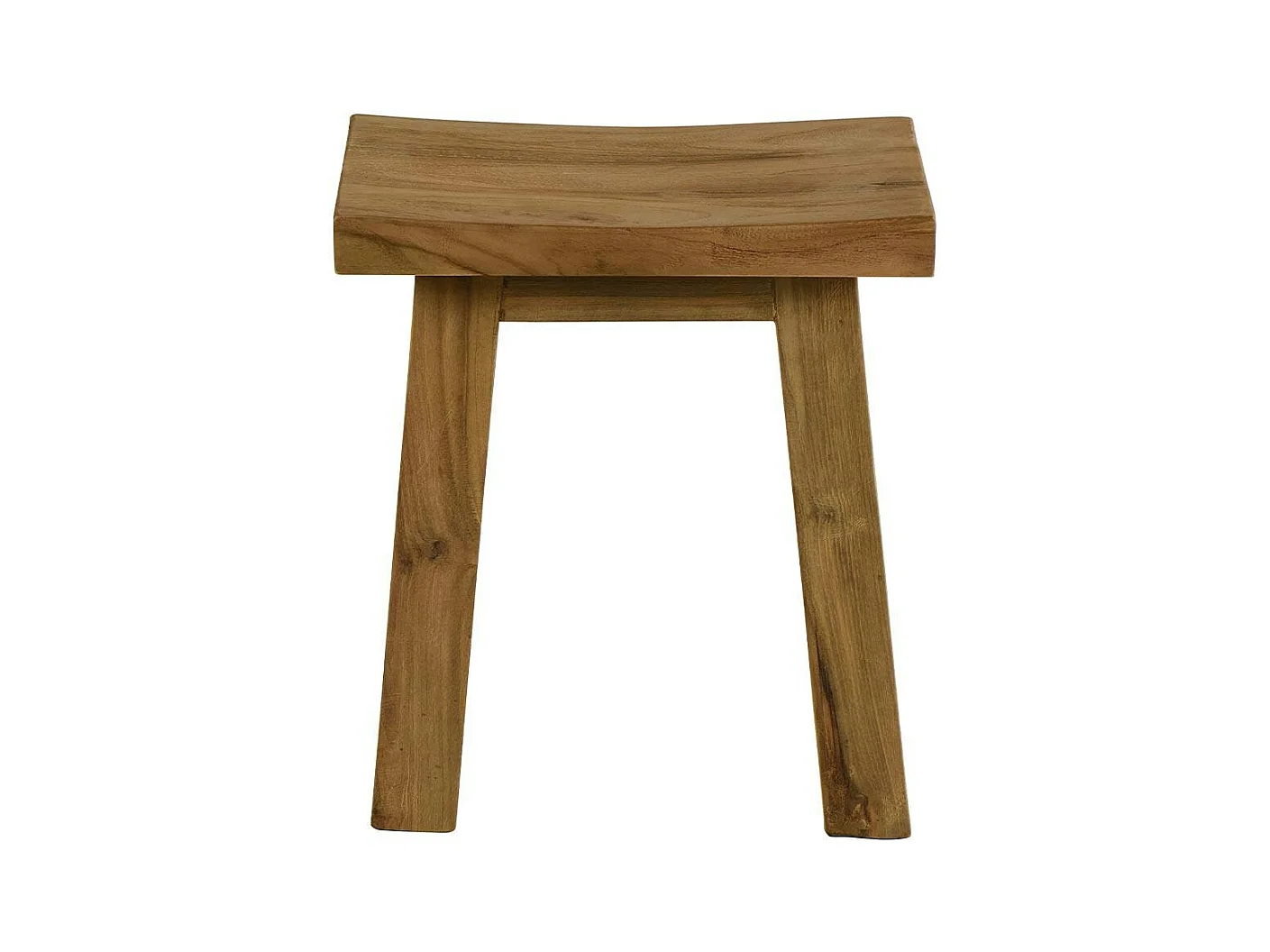 Tabouret en teck recyclé - 45 cm, ARIZONA