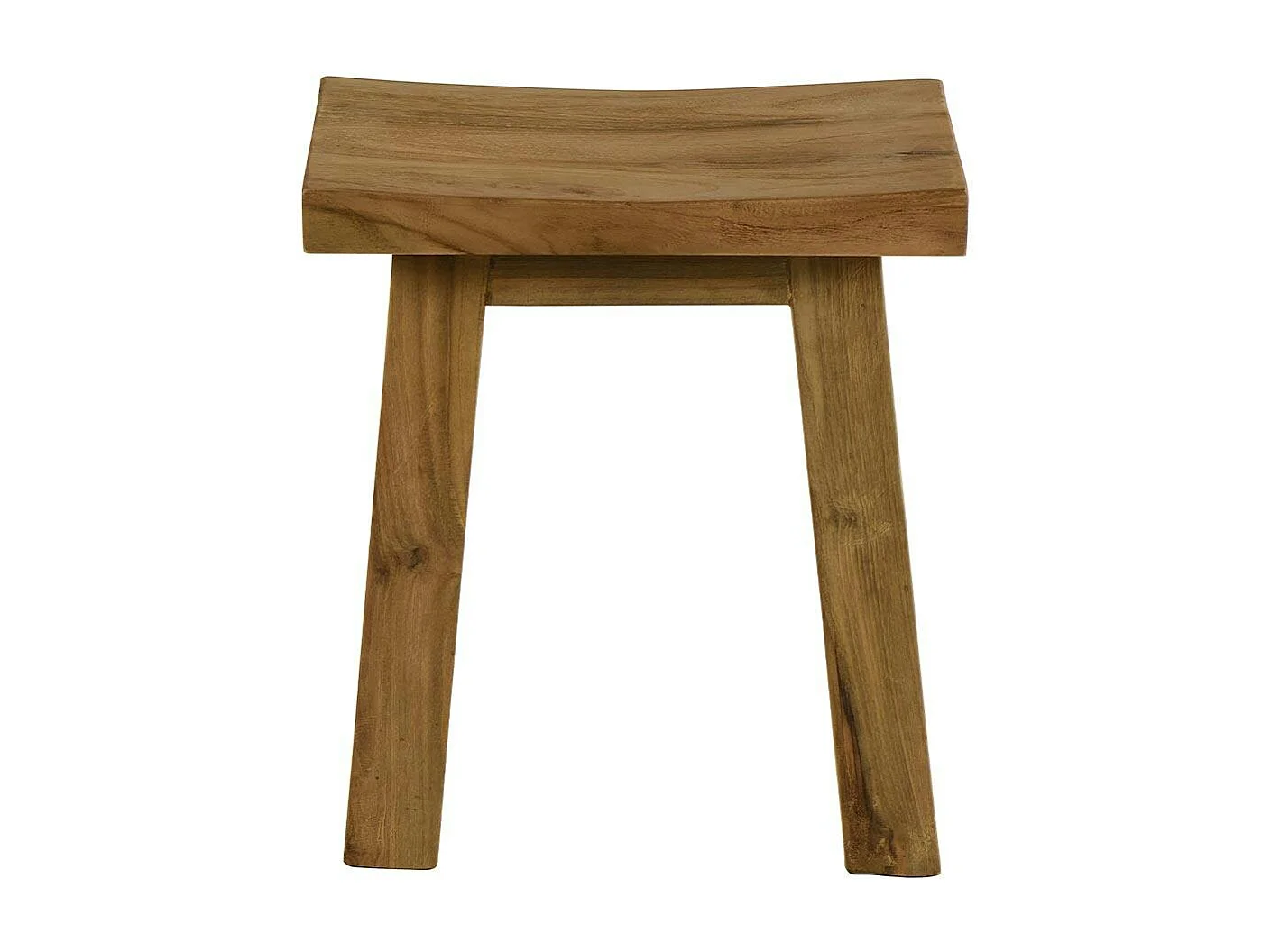 Tabouret en teck recyclé - 45 cm, ARIZONA