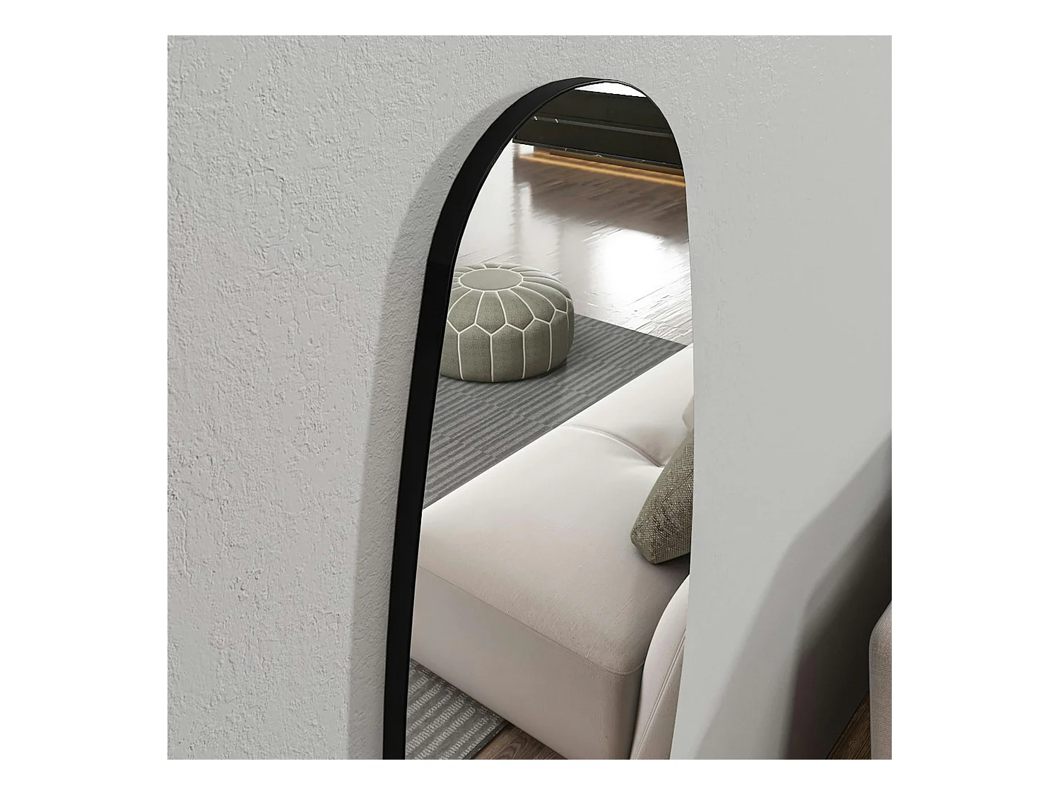 Miroir mural ovale 120 cm - chambre, entrée CODY