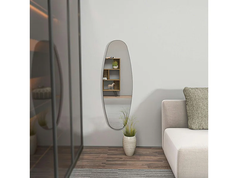 Miroir mural ovale 120 cm - chambre, entrée CODY