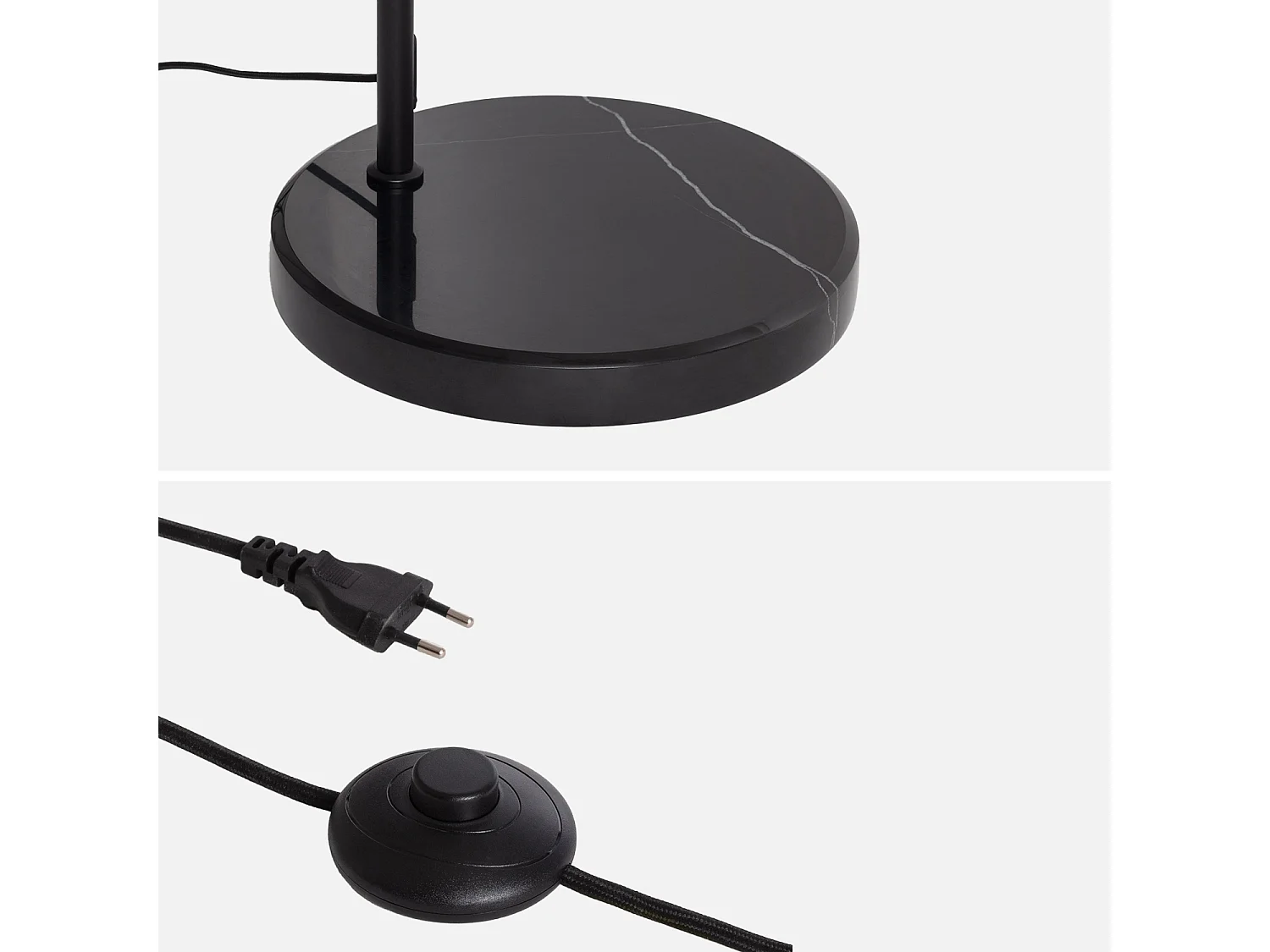 Lámpara de pie interior de ratán natural h 170cm natural