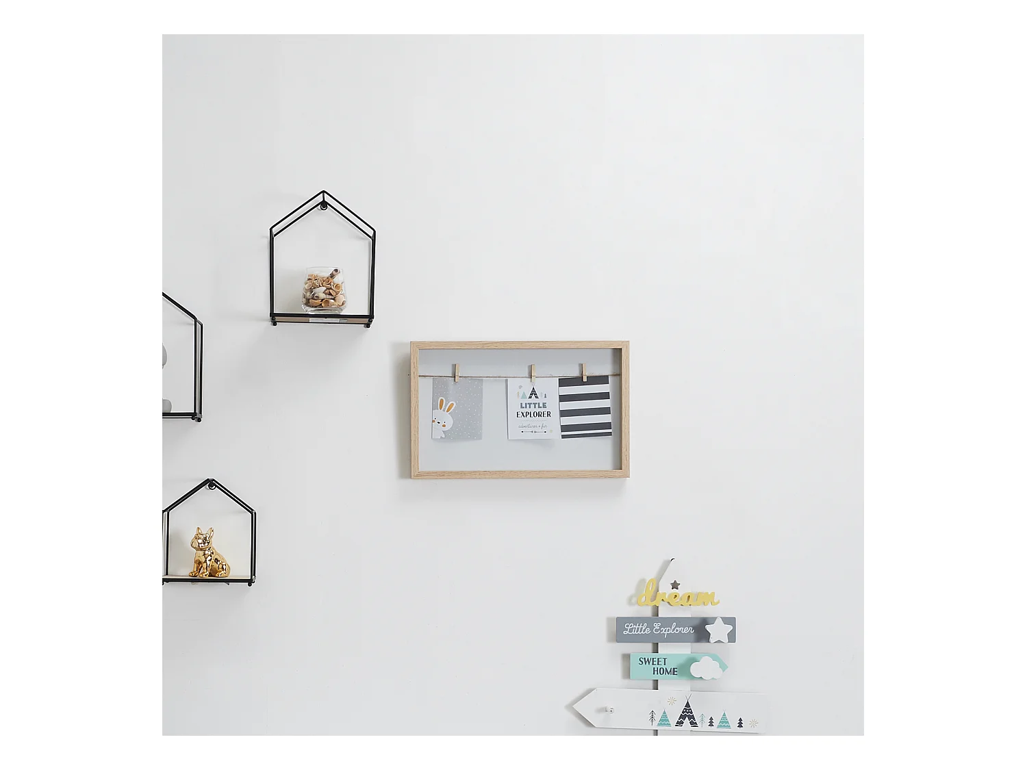 Cadre Photo Nuage Blanc, Bleu