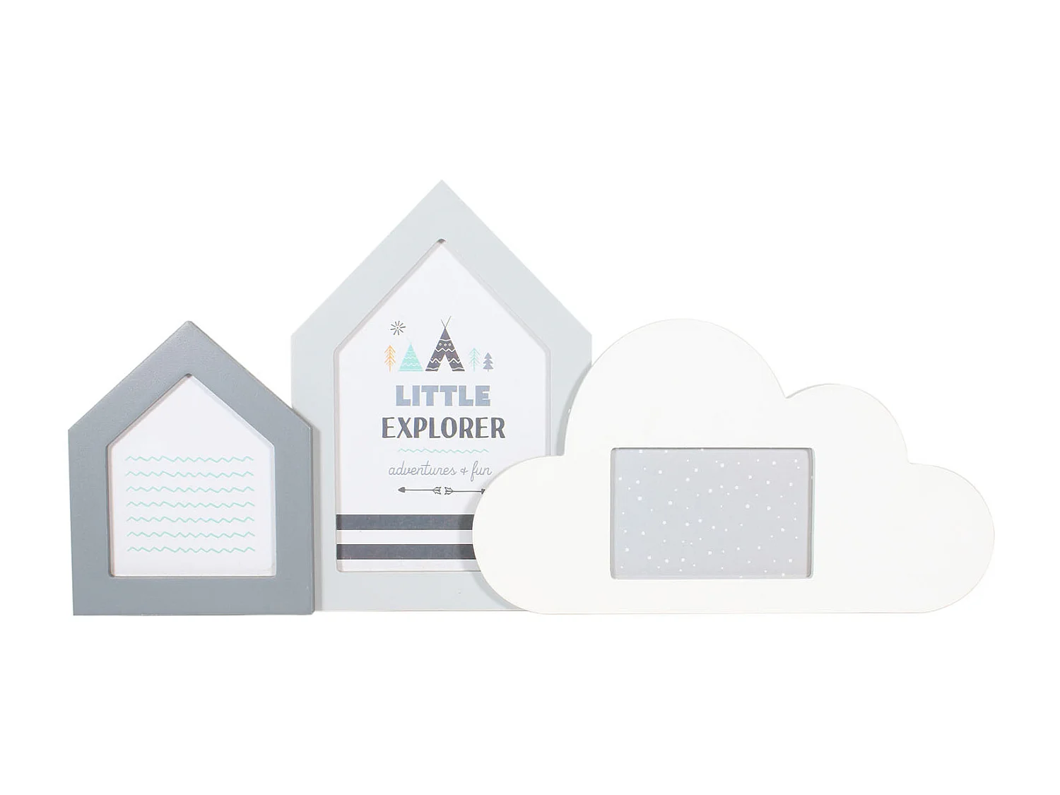 Cadre Photo Nuage Blanc, Bleu