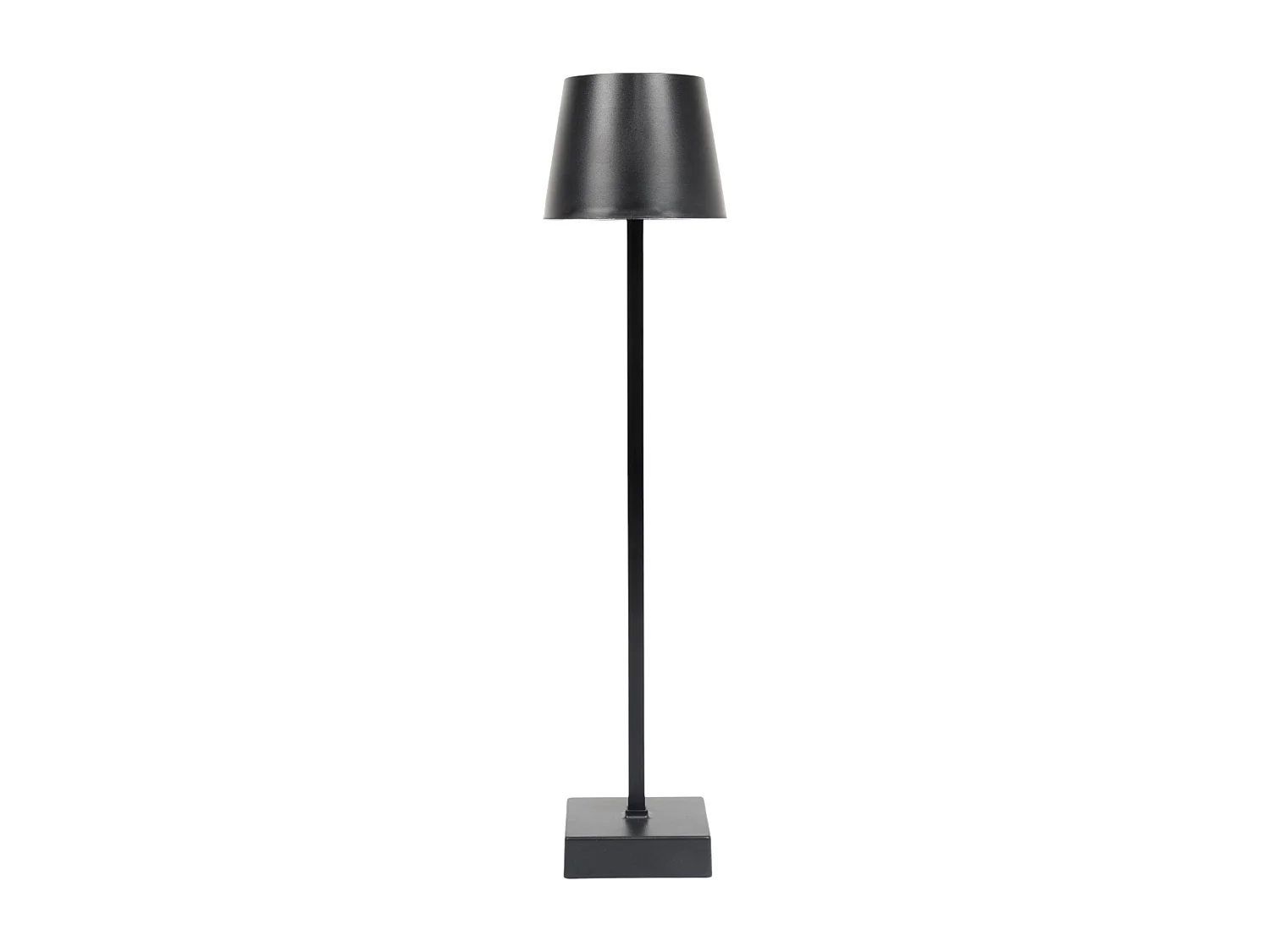 Lampe De Table Noir H45cm Rechargeable Usb Noir