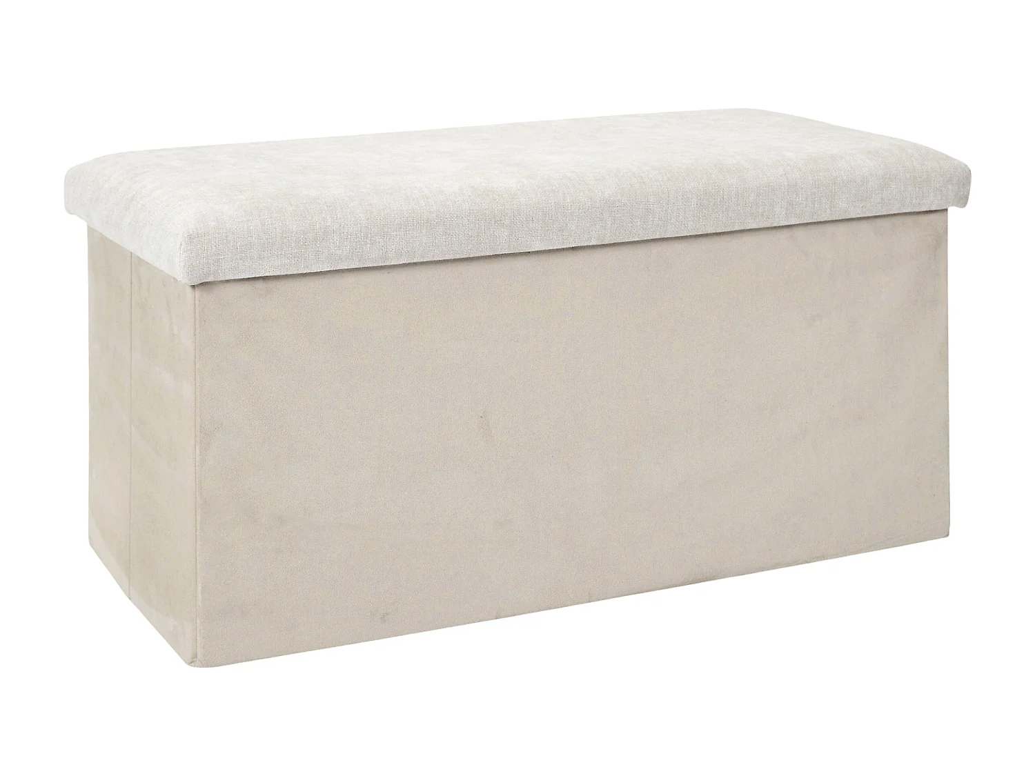 Coffre Banc Pliable Emilia Beige Beige