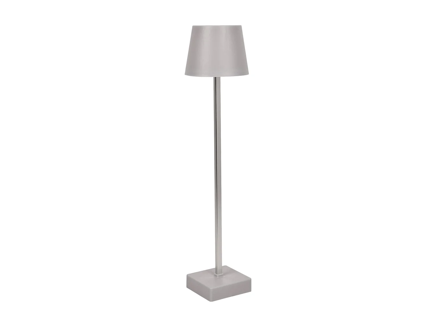Lampe De Table Rechargeable Usb Taupe H45cm Marron