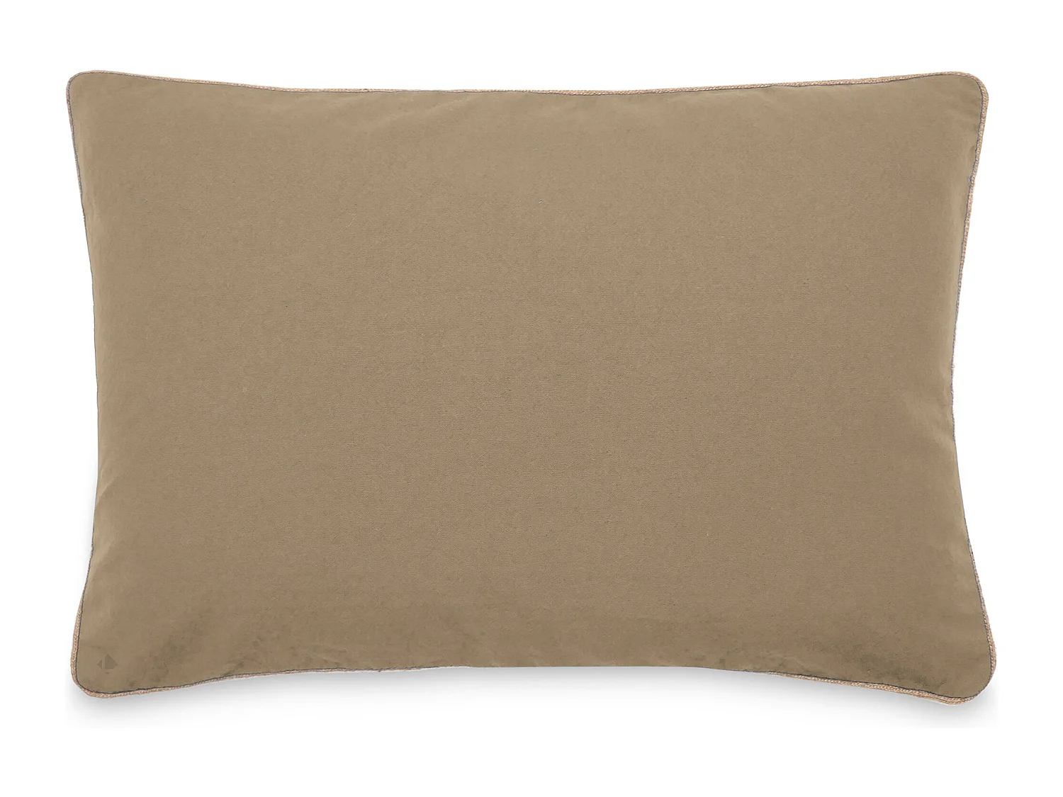 Housse de coussin coton fil teint 55x80 cm HONO DÉCO marron camel
