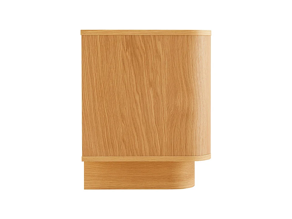 Navan - Table de chevet 2 tiroirs en bois - Bois clair