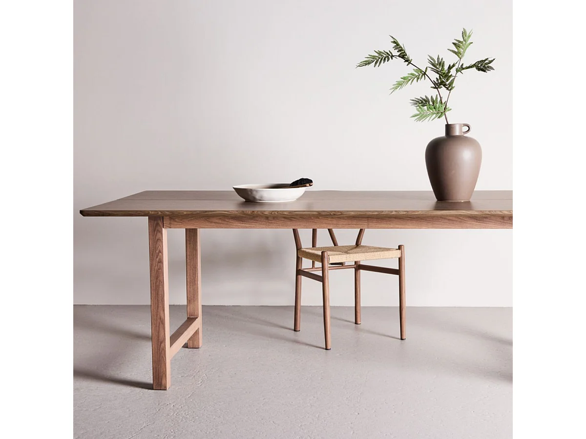 Table à Manger Design "Count" 220cm Marron