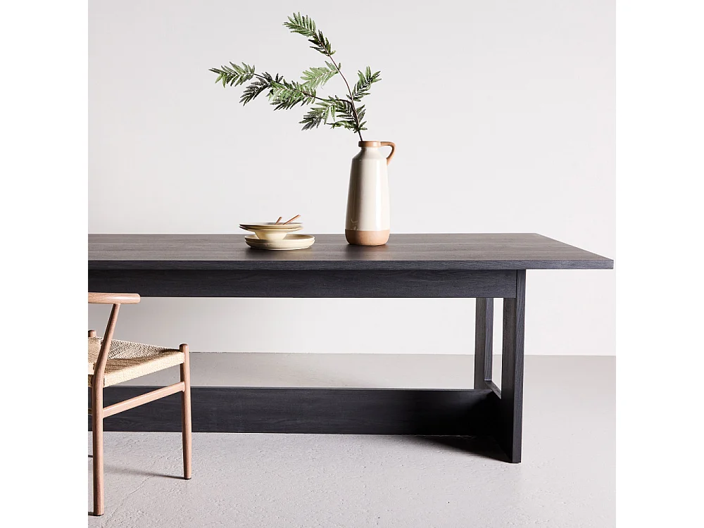 Table à Manger Design "Milly" 235cm Noir