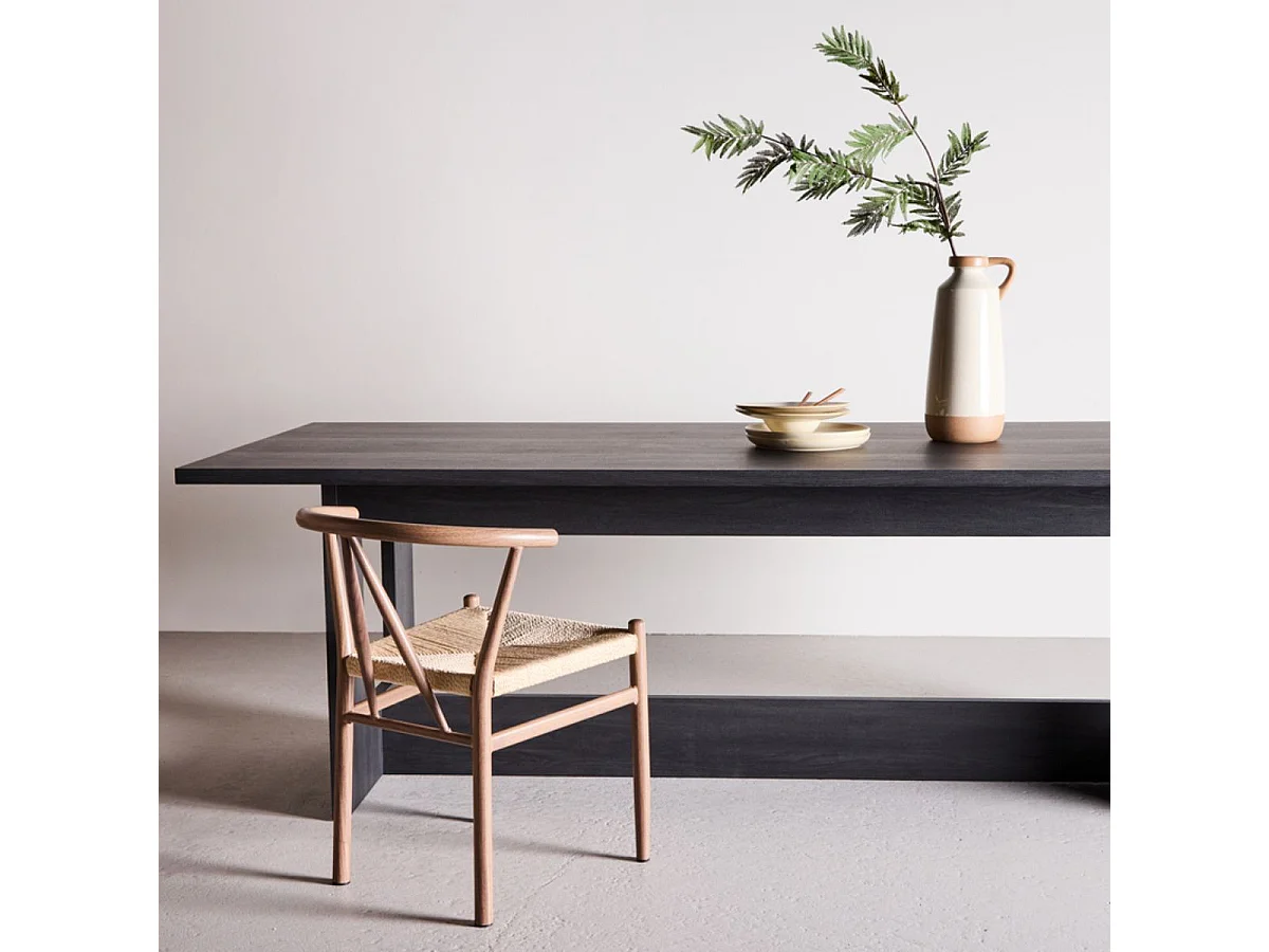 Table à Manger Design "Milly" 235cm Noir
