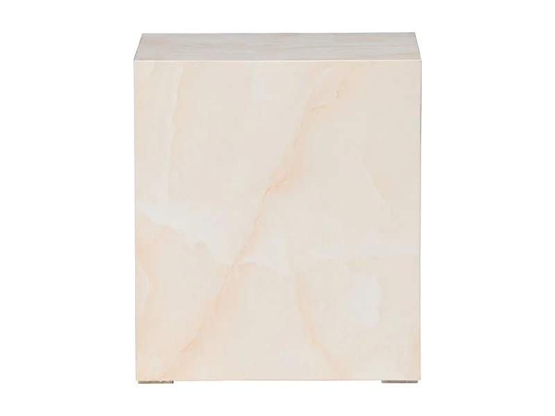 Table d'Appoint Design "York" 45cm Jaune Clair