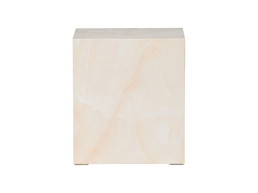 Table d'Appoint Design "York" 45cm Jaune Clair