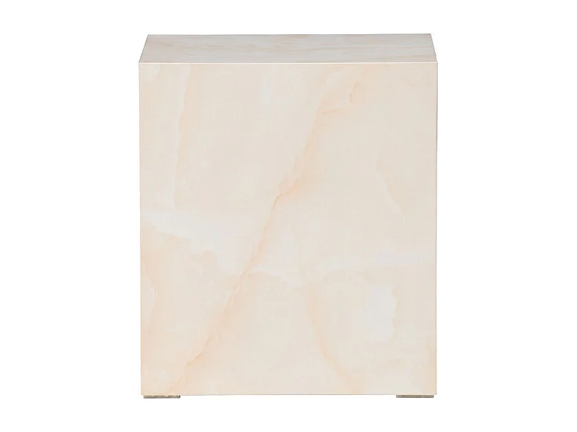 Table d'Appoint Design "York" 45cm Jaune Clair