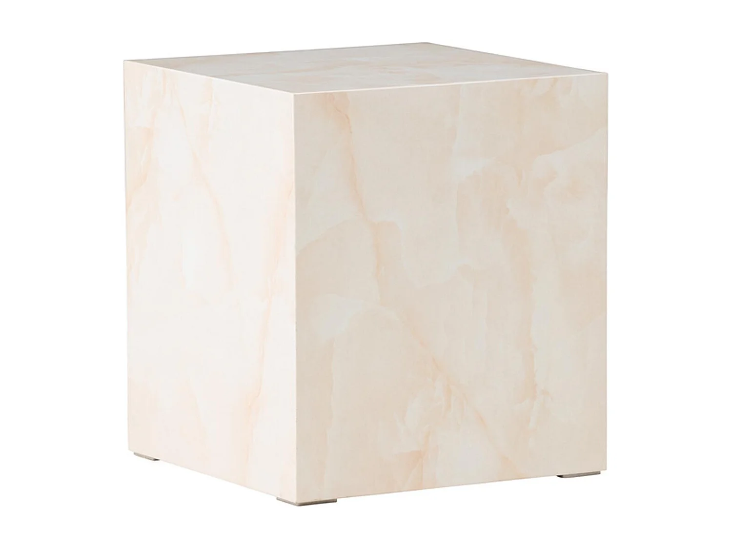 Table d'Appoint Design "York" 45cm Jaune Clair