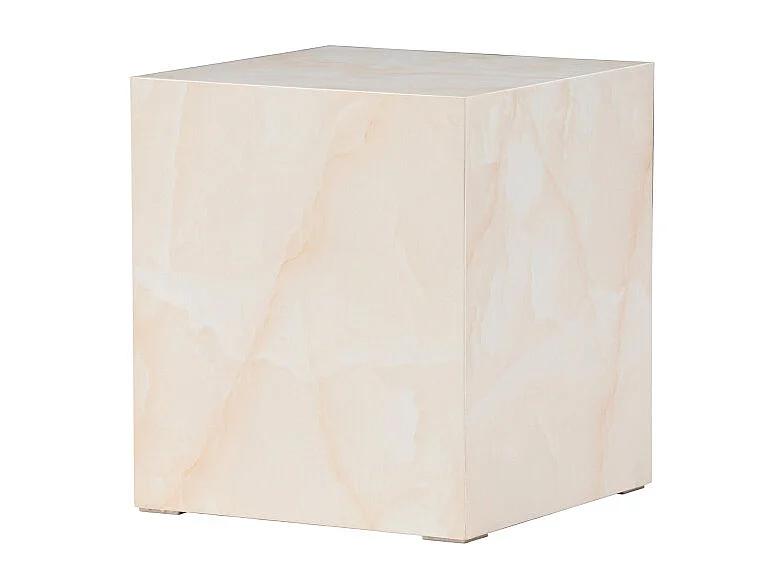 Table d'Appoint Design "York" 45cm Jaune Clair