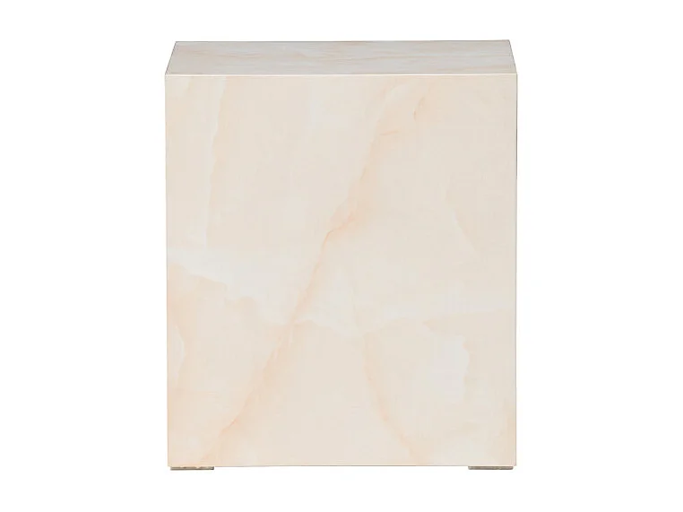 Table d'Appoint Design "York" 45cm Jaune Clair