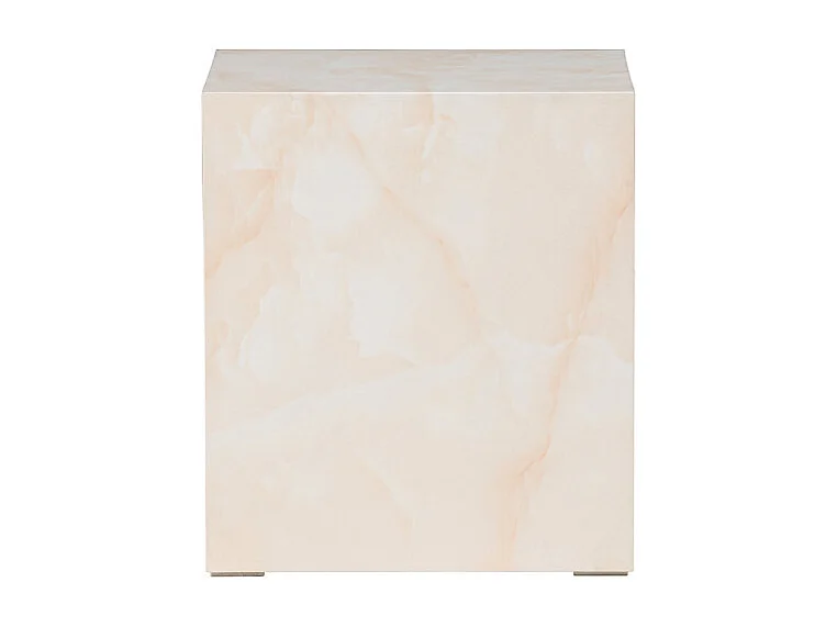 Table d'Appoint Design "York" 45cm Jaune Clair