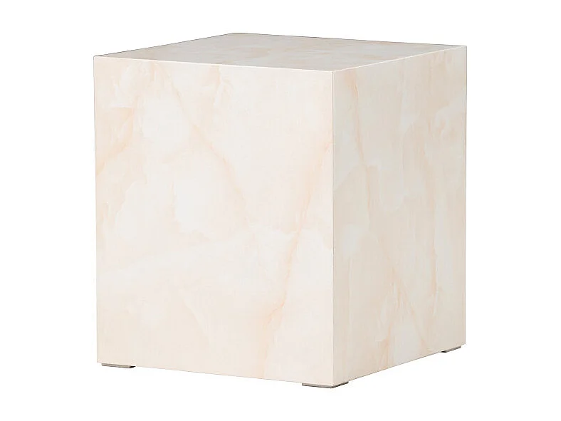 Table d'Appoint Design "York" 45cm Jaune Clair