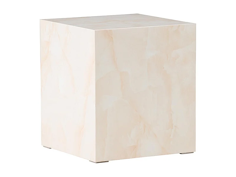 Table d'Appoint Design "York" 45cm Jaune Clair