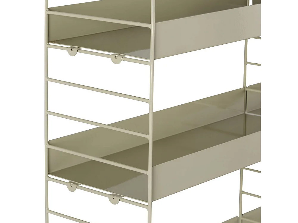 Oxa - Étagère murale en métal L98cm - Taupe