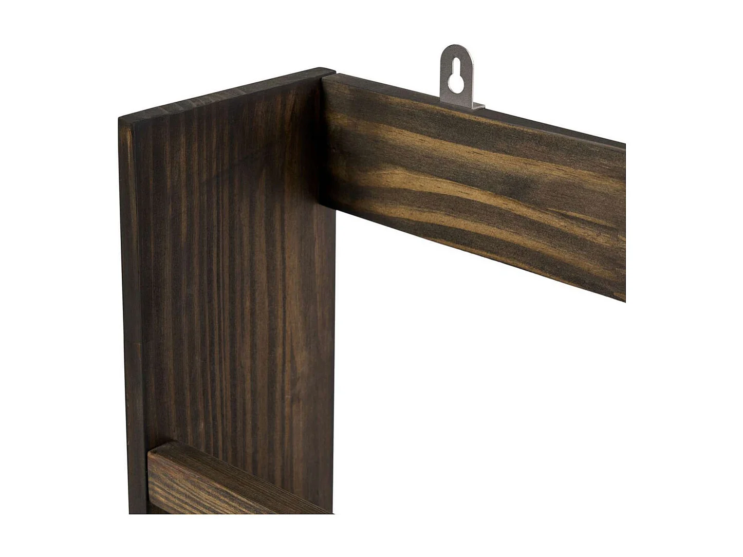 Aki - Étagère murale en bois L73cm - Noir