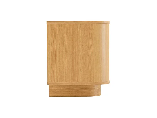 Navan - Meuble tv 3 portes en bois L160cm - Bois clair