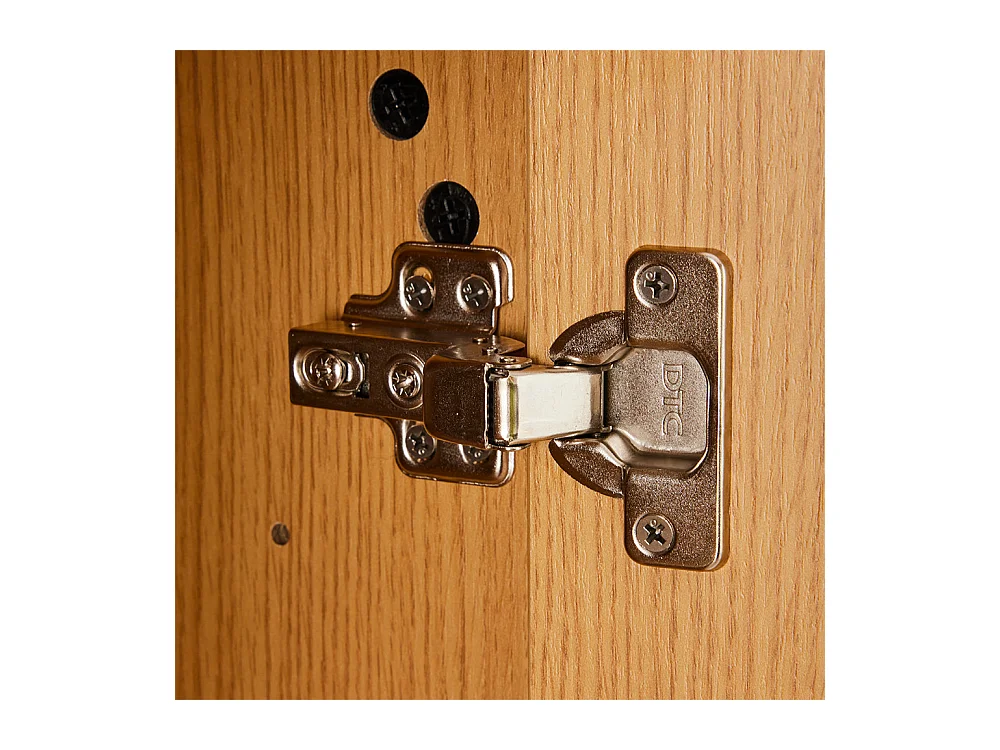 Navan - Meuble tv 3 portes en bois L160cm - Bois clair