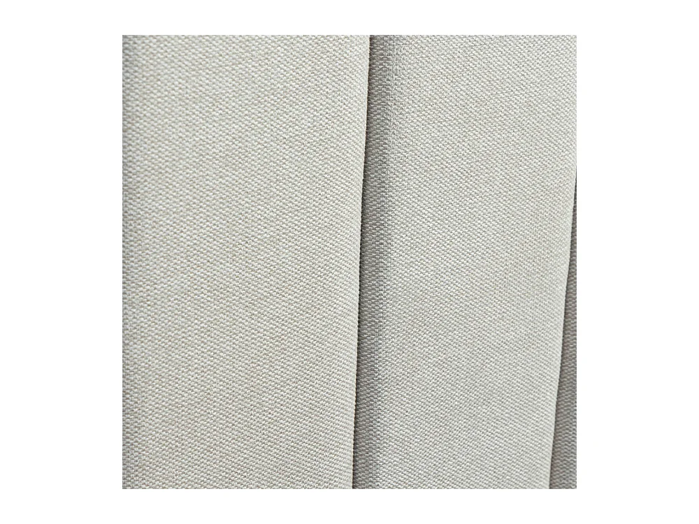 Lou - Lit coffre en tissu 140x190cm - Écru