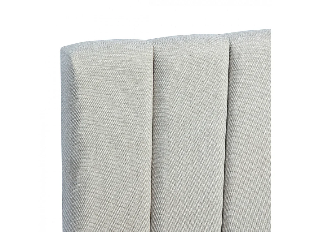 Lou - Lit coffre en tissu 140x190cm - Écru