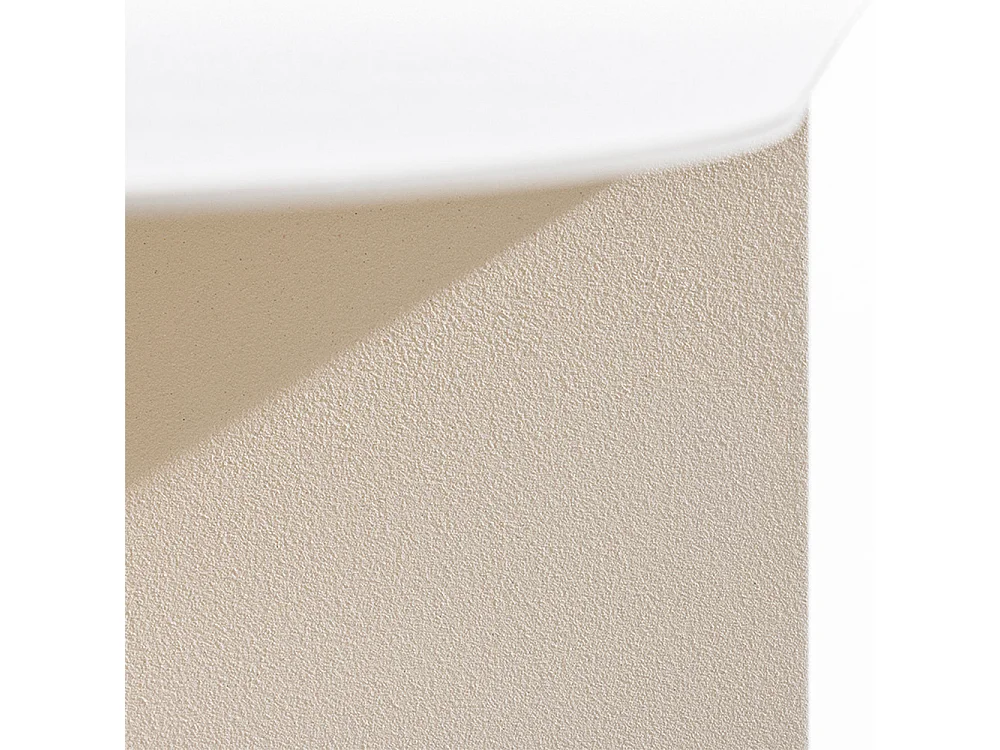 Blum - Table basse ronde en métal ø60cm - Beige