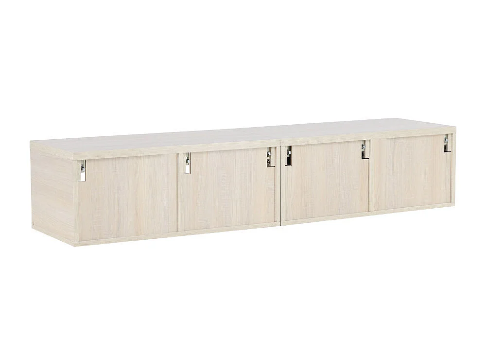 Meuble TV Mural "Nomi" 180cm Naturel