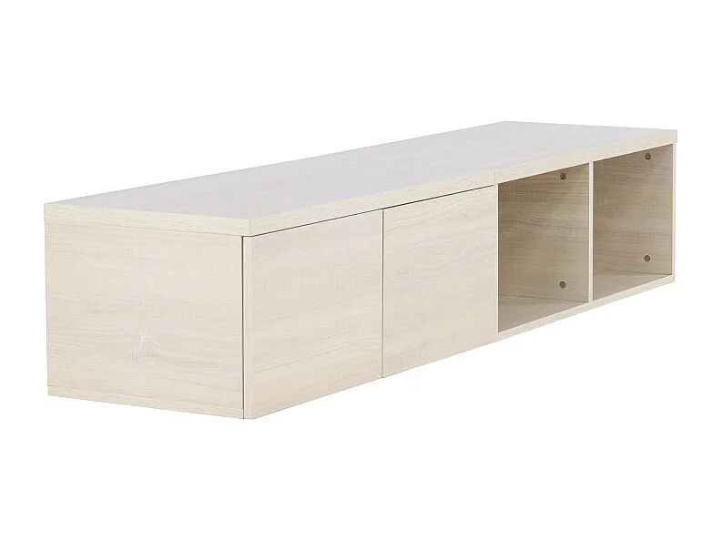 Meuble TV Mural "Nomi" 180cm Naturel