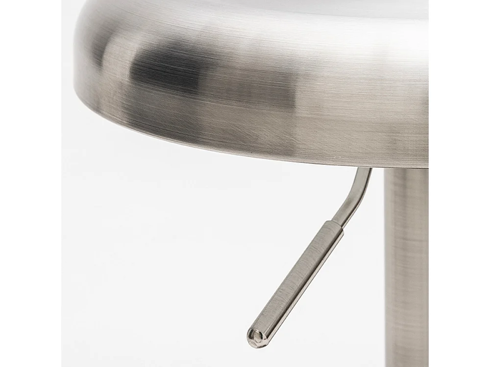 Pop - Tabouret de bar réglable en métal H60-81cm - Chrome