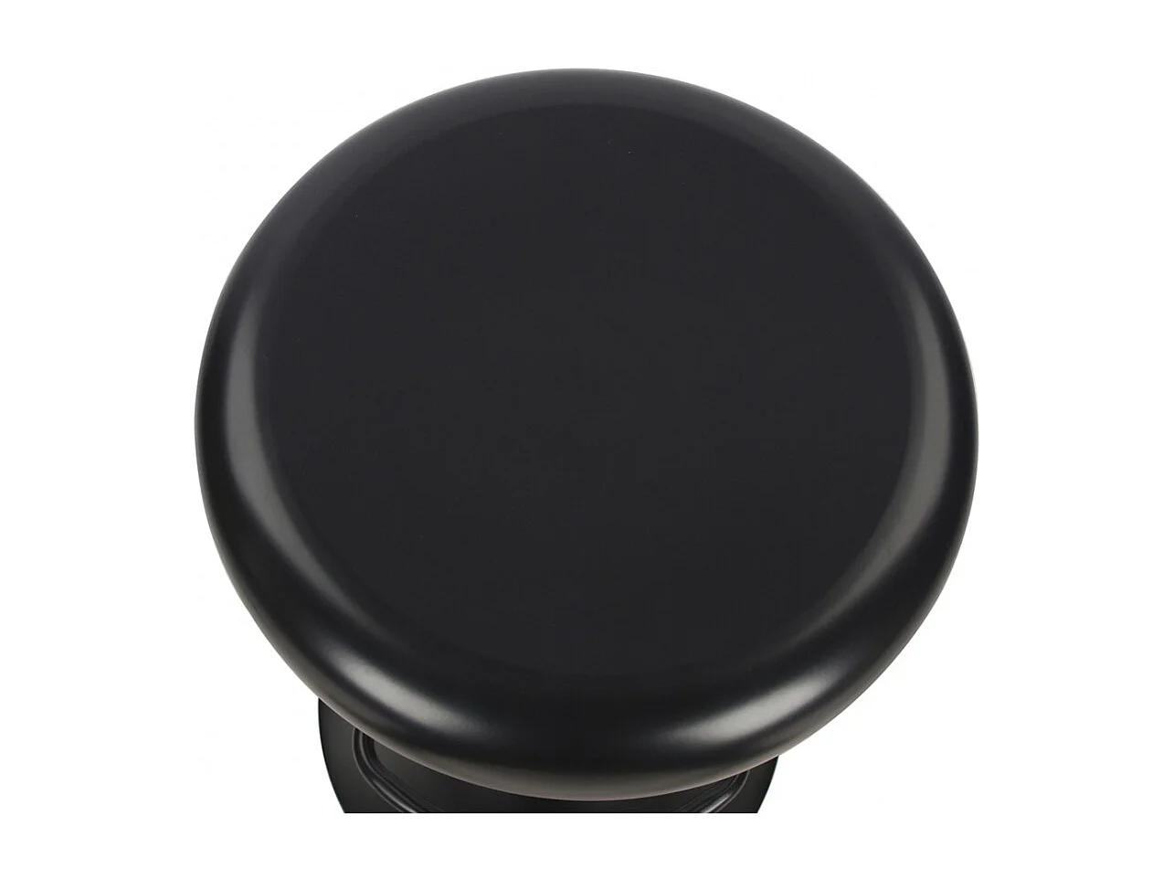 Pop - Tabouret de bar réglable en métal H60-81cm - Noir