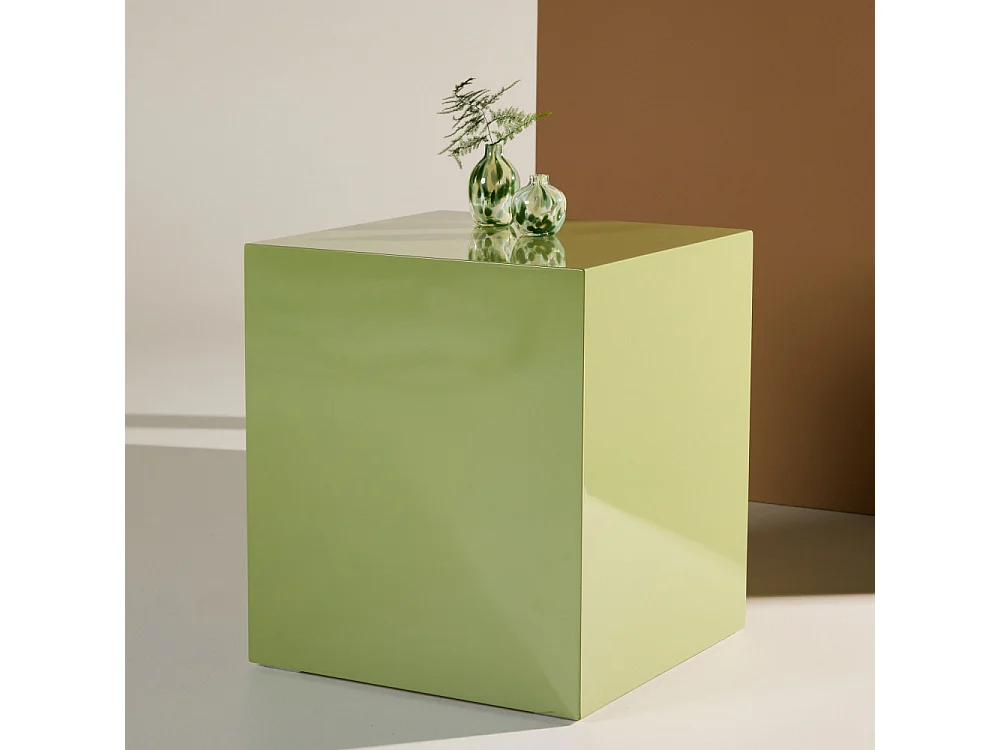 Table d'Appoint Design "York" 45cm Vert Foncé