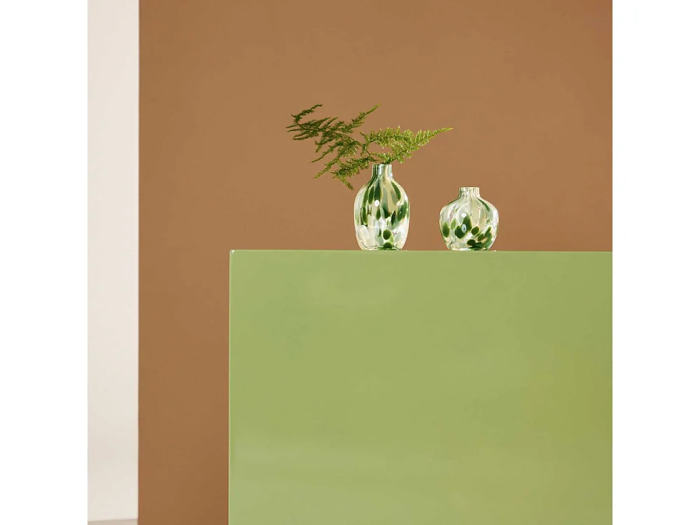 Table d'Appoint Design "York" 45cm Vert Foncé