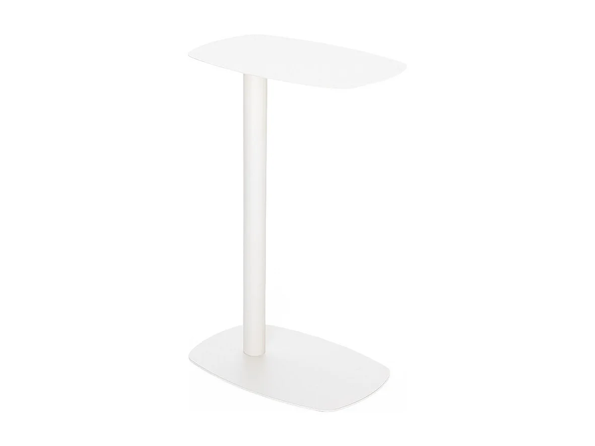 Sidy - Table d'appoint en métal H66cm - Beige