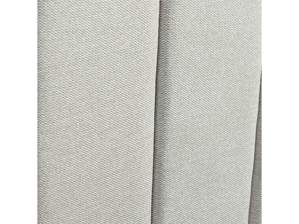 Lou - Lit coffre en tissu 160x200cm - Écru