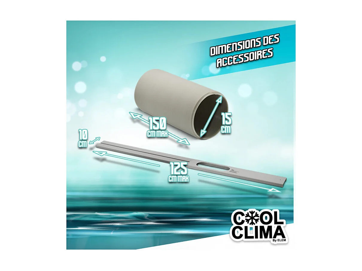 Mobiele Airconditioner Cool Clima 9000 BTU - 2,64 kW