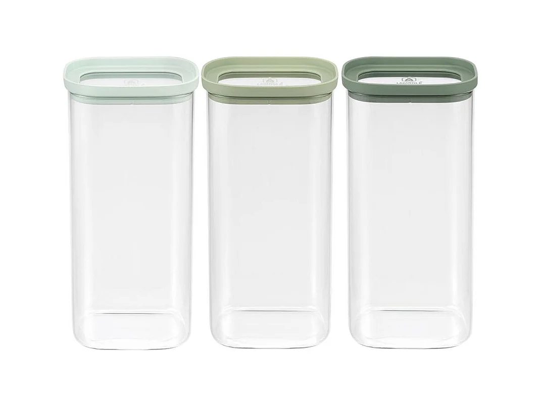 Lot de 3 bocaux en verre 2000ml