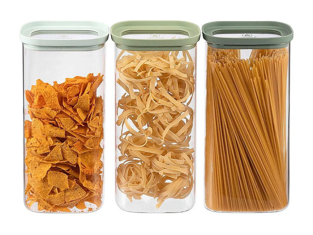 Lot de 3 bocaux en verre 2000ml