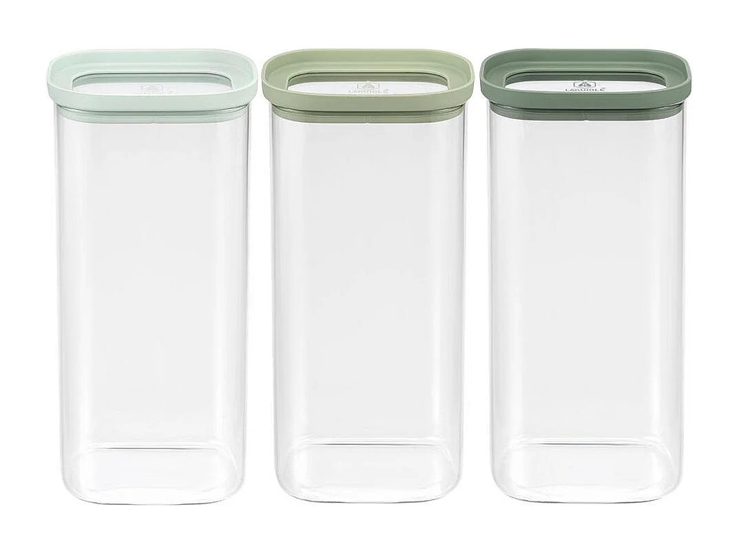 Lot de 3 bocaux en verre 2000ml