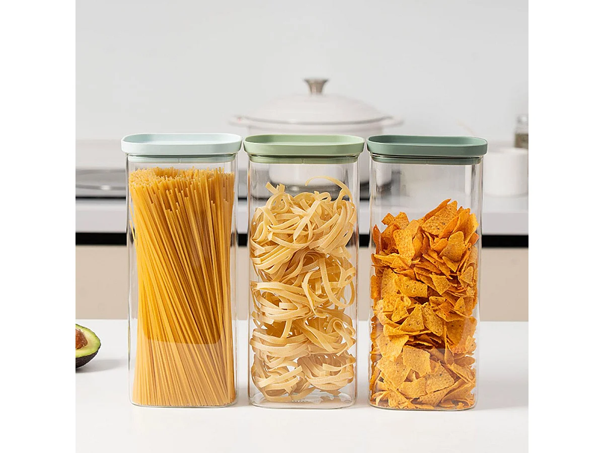 Lot de 3 bocaux en verre 2000ml