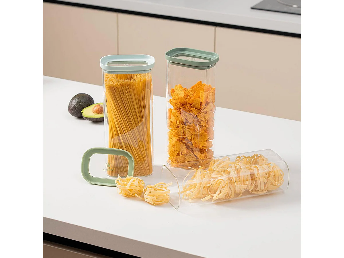 Lot de 3 bocaux en verre 2000ml