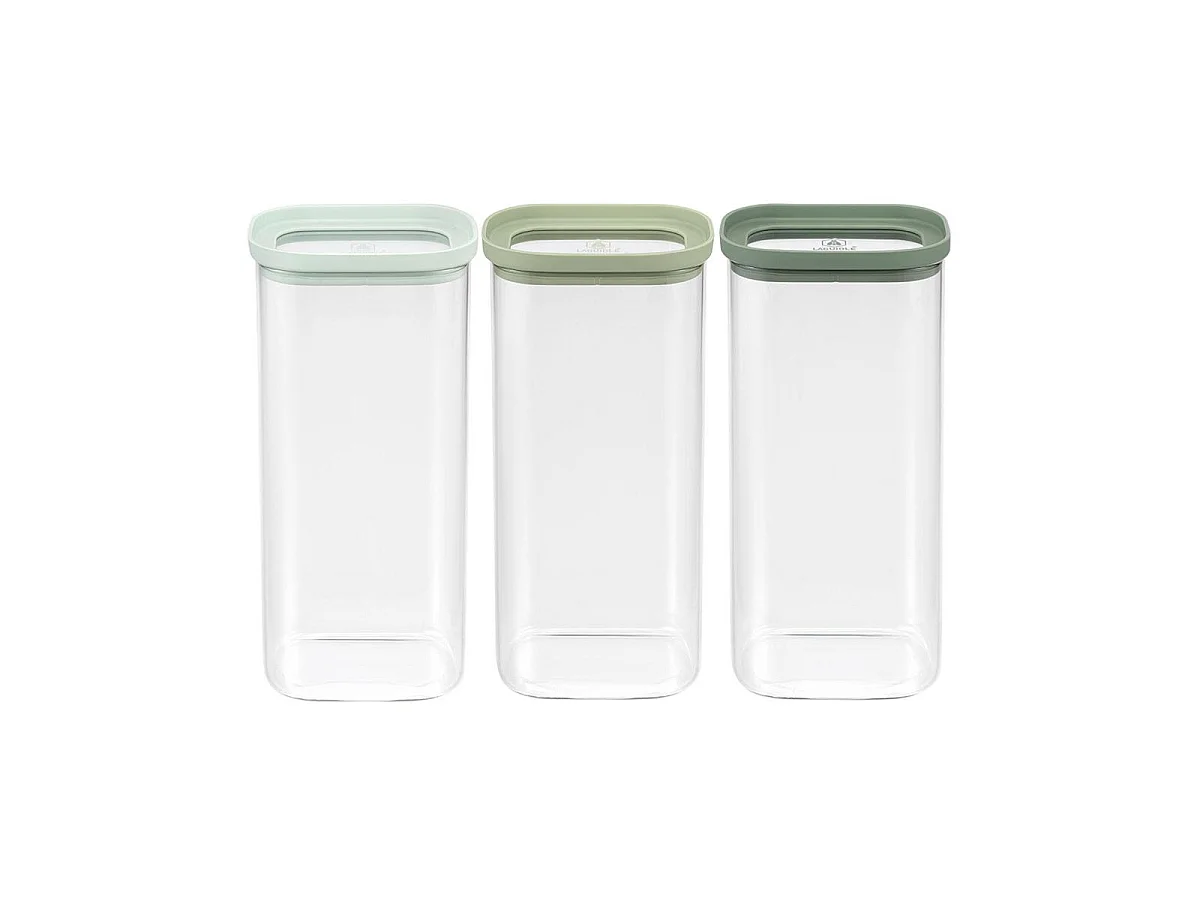 Lot de 3 bocaux en verre 2000ml