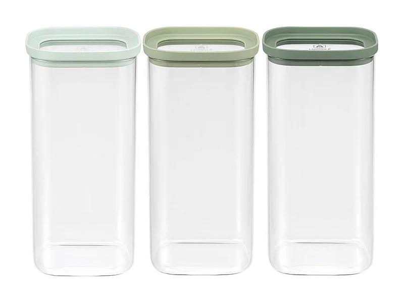 Lot de 3 bocaux en verre 2000ml